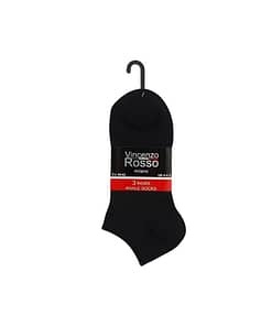 Vincenzo Rosso® 3 paar unisex sneakersokken