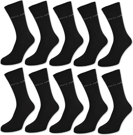 20 Paar Pierre Cardin® Unisex sokken katoen zwart