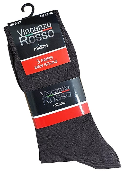 Vincenzo Rosso Business Sokken 3-pack