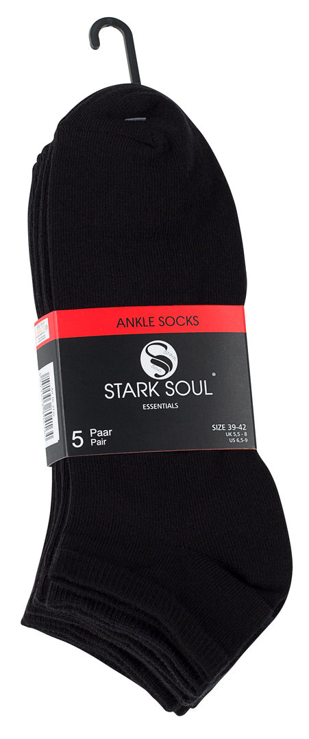 Stark Soul® Sneakersokken 10 pack zwart