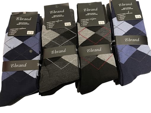 B Brand Geruite sokken
