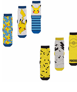 Pokémon Pikachu jongens sokken 6 paar