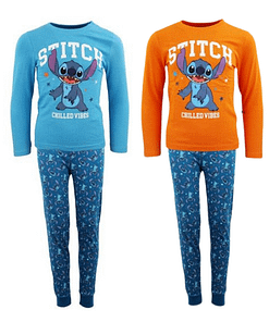 Disney Stitch kinderpyjama met lange mouwen