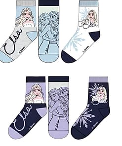 Frozen Elsa - 6 paar meisjes sokken -