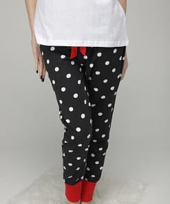 Minnie Mouse dames pyjama broek zwart