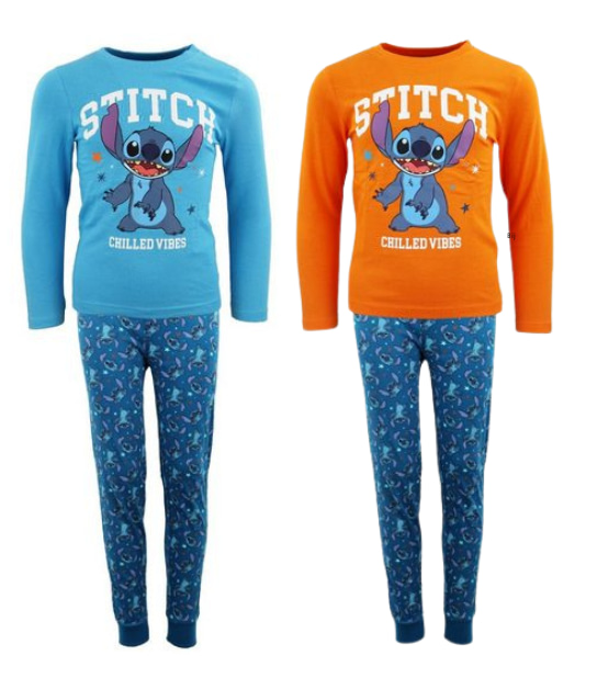 Stitch pyjama - maat 122/128